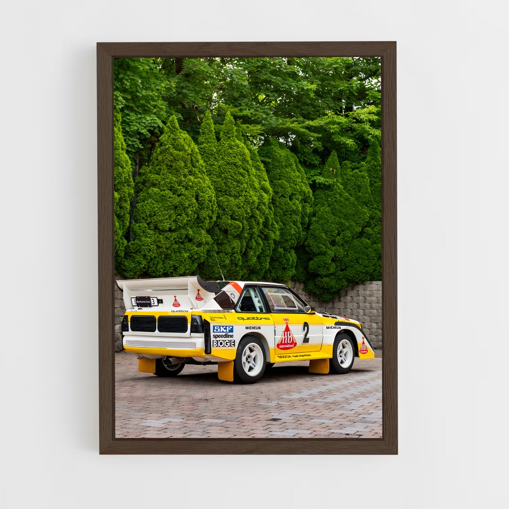 Poster Vintage Racer – affiche Audi (vue 5)